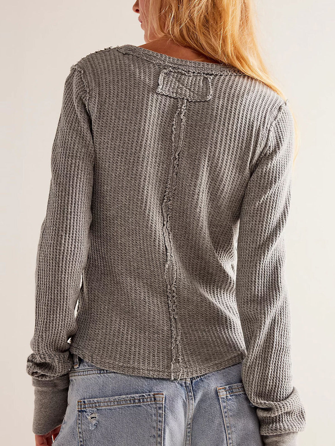 Edgy Round Neck Long Sleeve