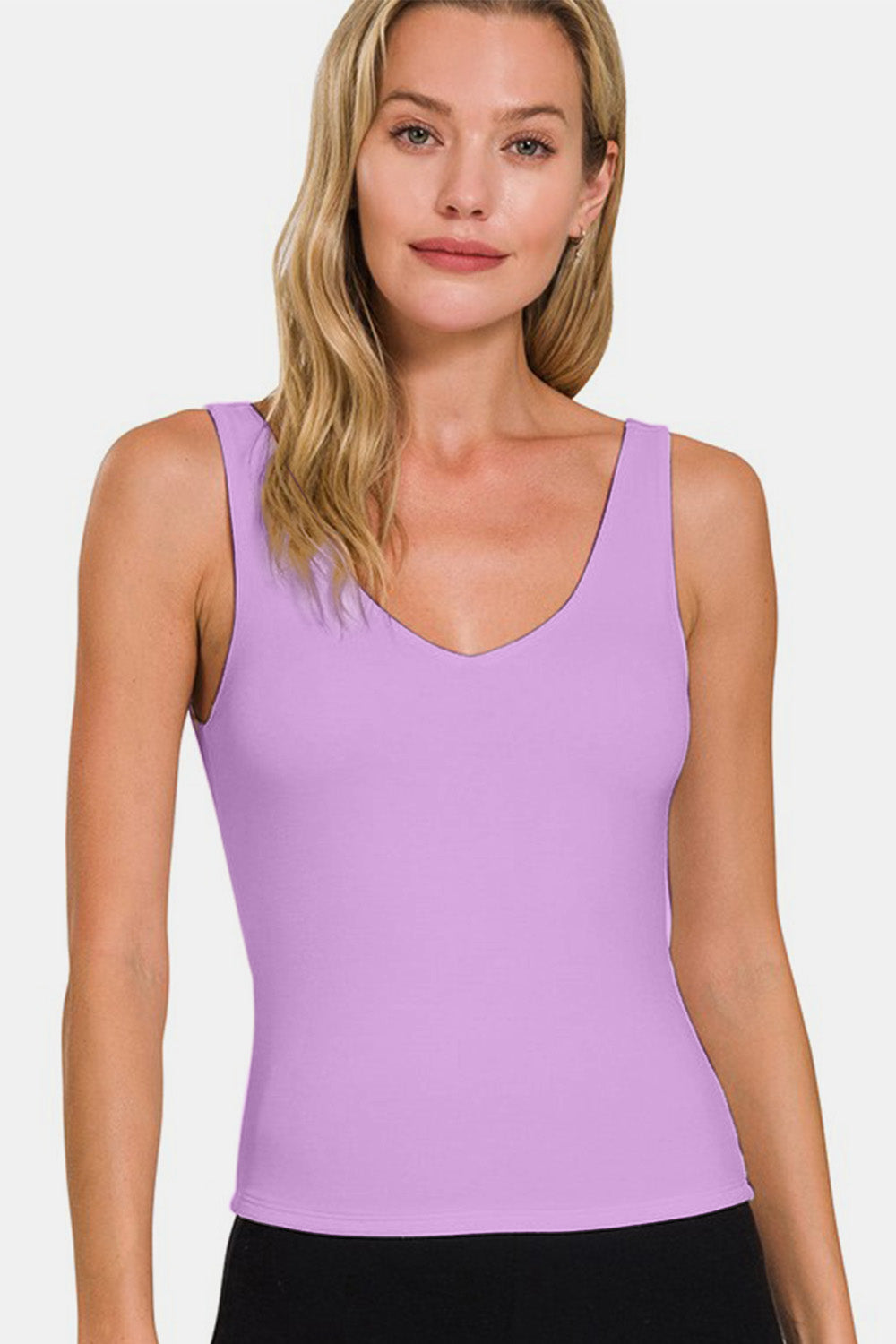 Classic V-Neck Slim Tank