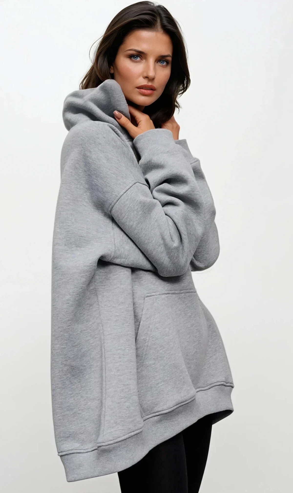 Bundle Up Dropped Shoulder Hoodie