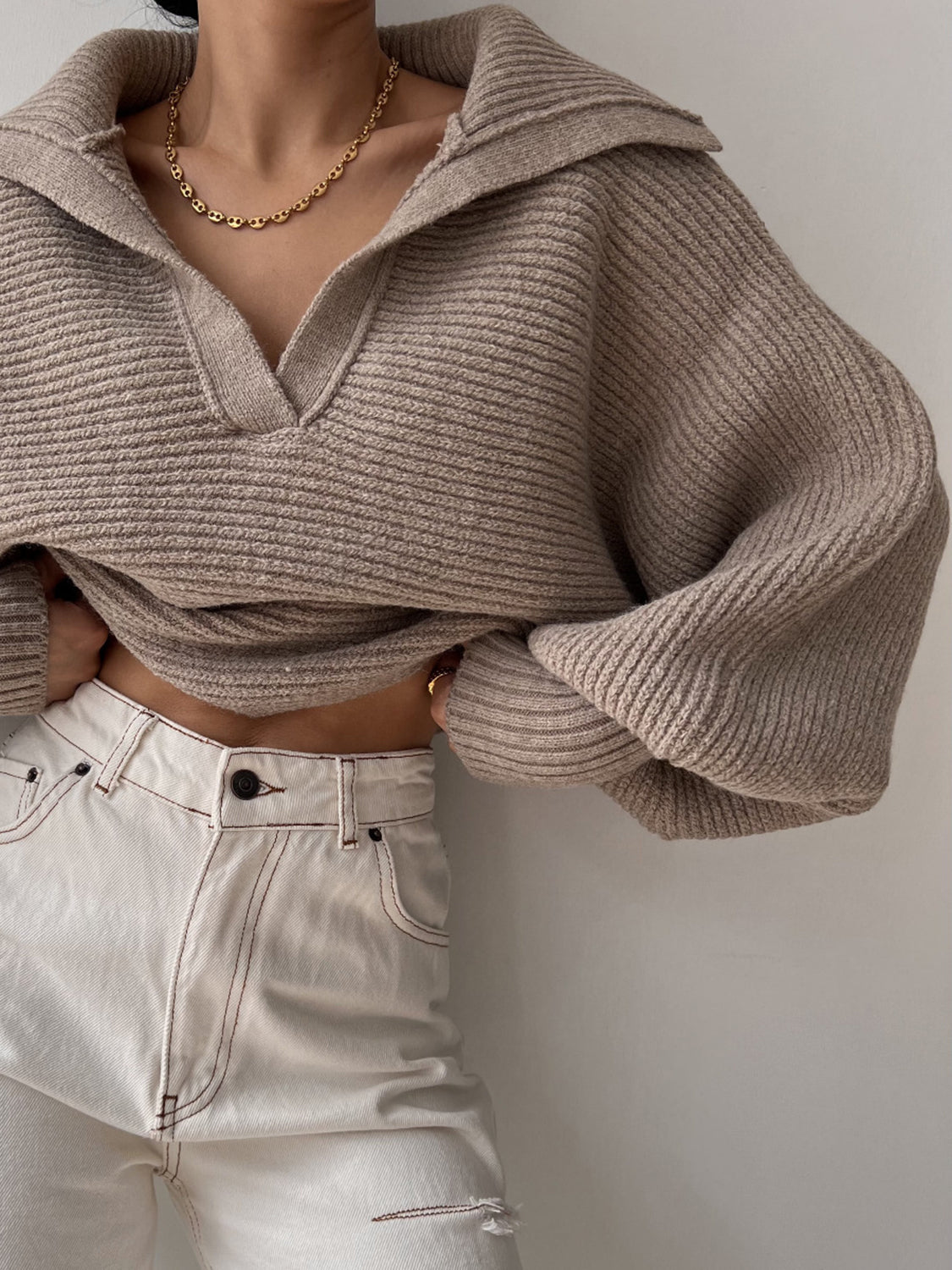 Ivy Johnny Collar Sweater