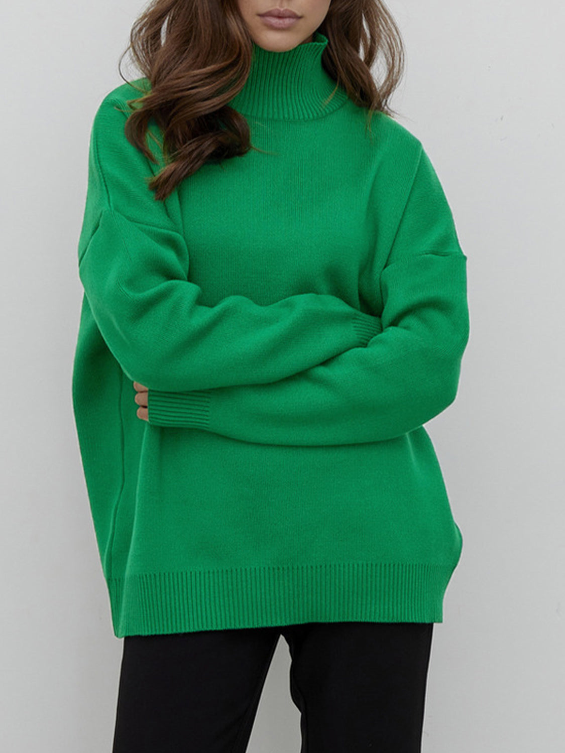 Laid Back Mock Neck Sweater