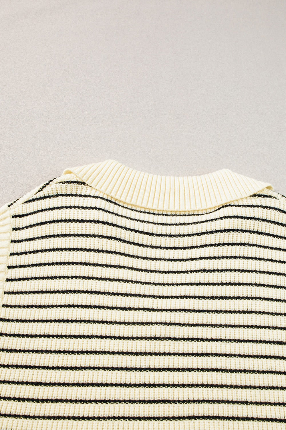 Sailor Collar Neck Knit Tank