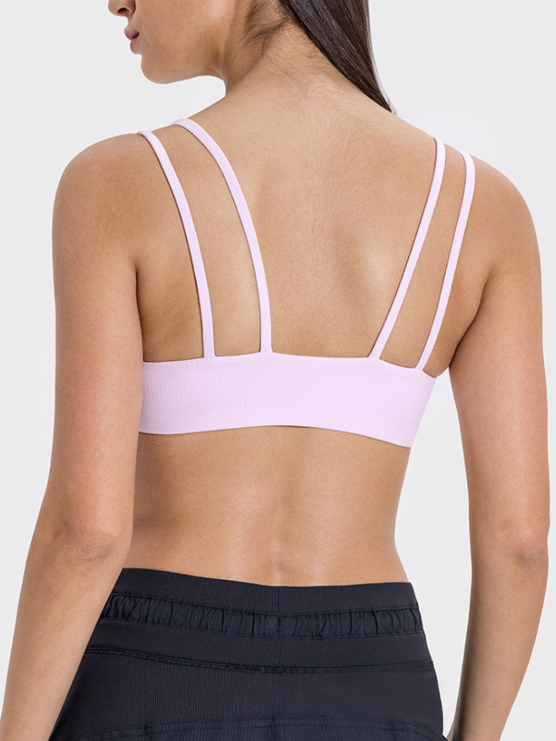 Delight Scoop Neck Double Strap Sports Bra