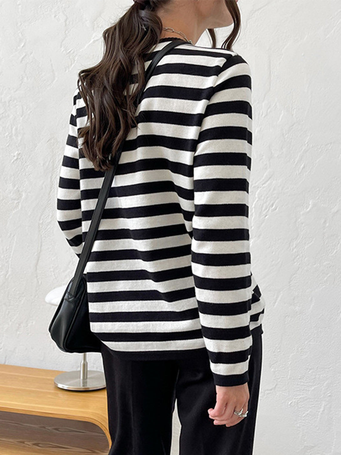 Striped Crew Neck Sweater