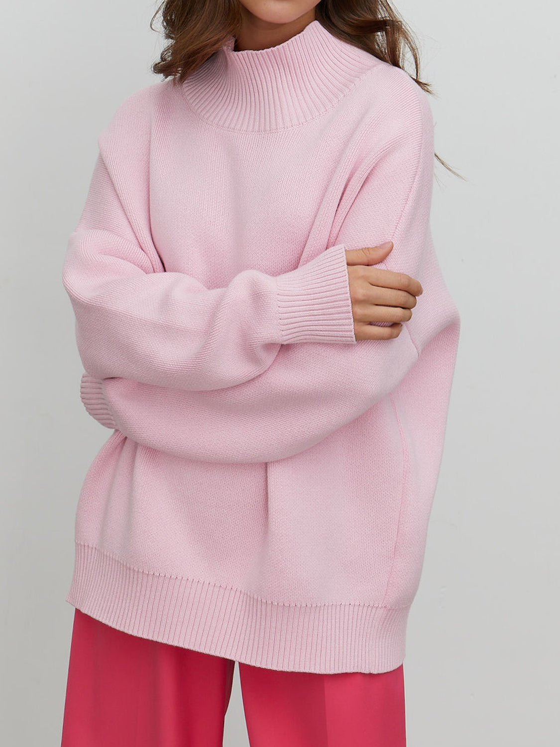 Laid Back Mock Neck Sweater