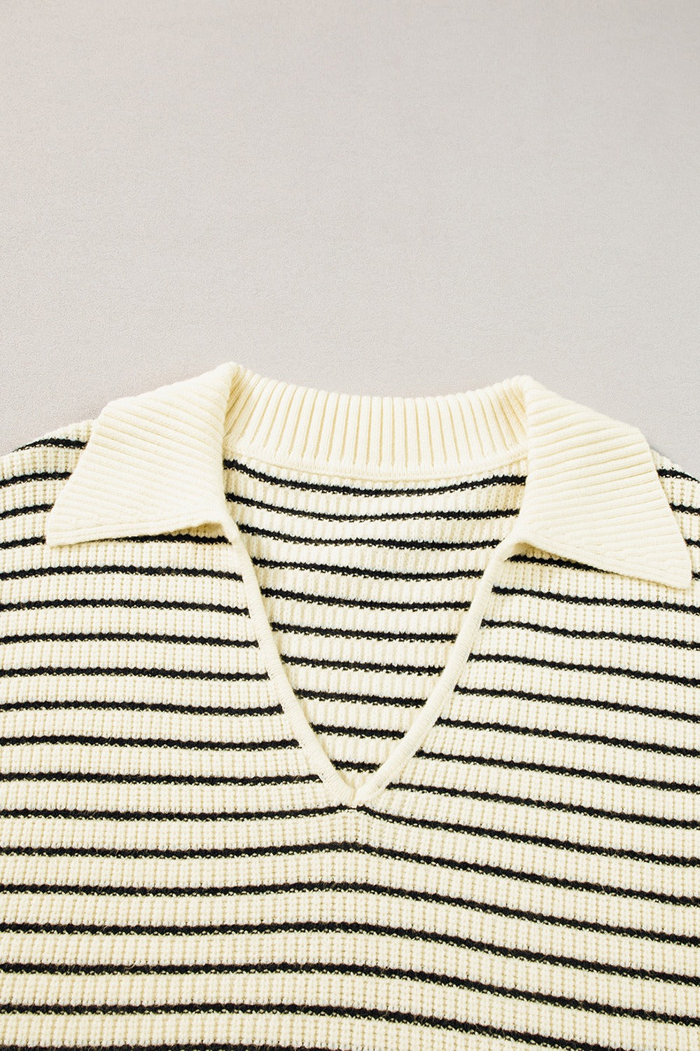 Sailor Collar Neck Knit Tank