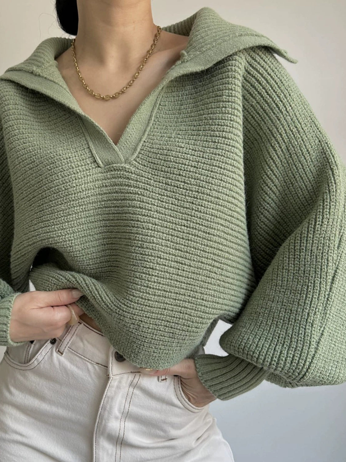 Ivy Johnny Collar Sweater