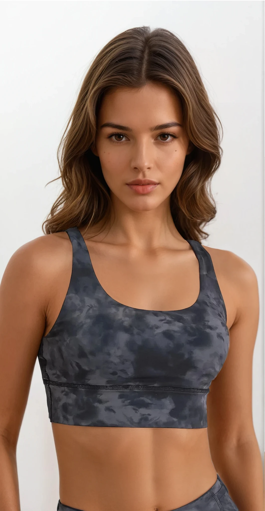 Reaction crisscross back bra with removable padding for sports