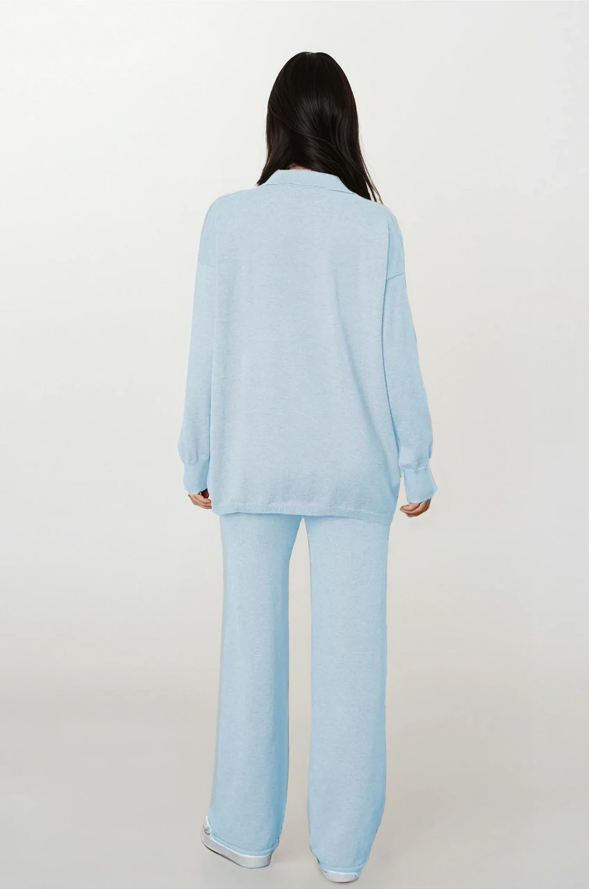 Victorious Johnny Collar Sweater and Pants Set oversized fit