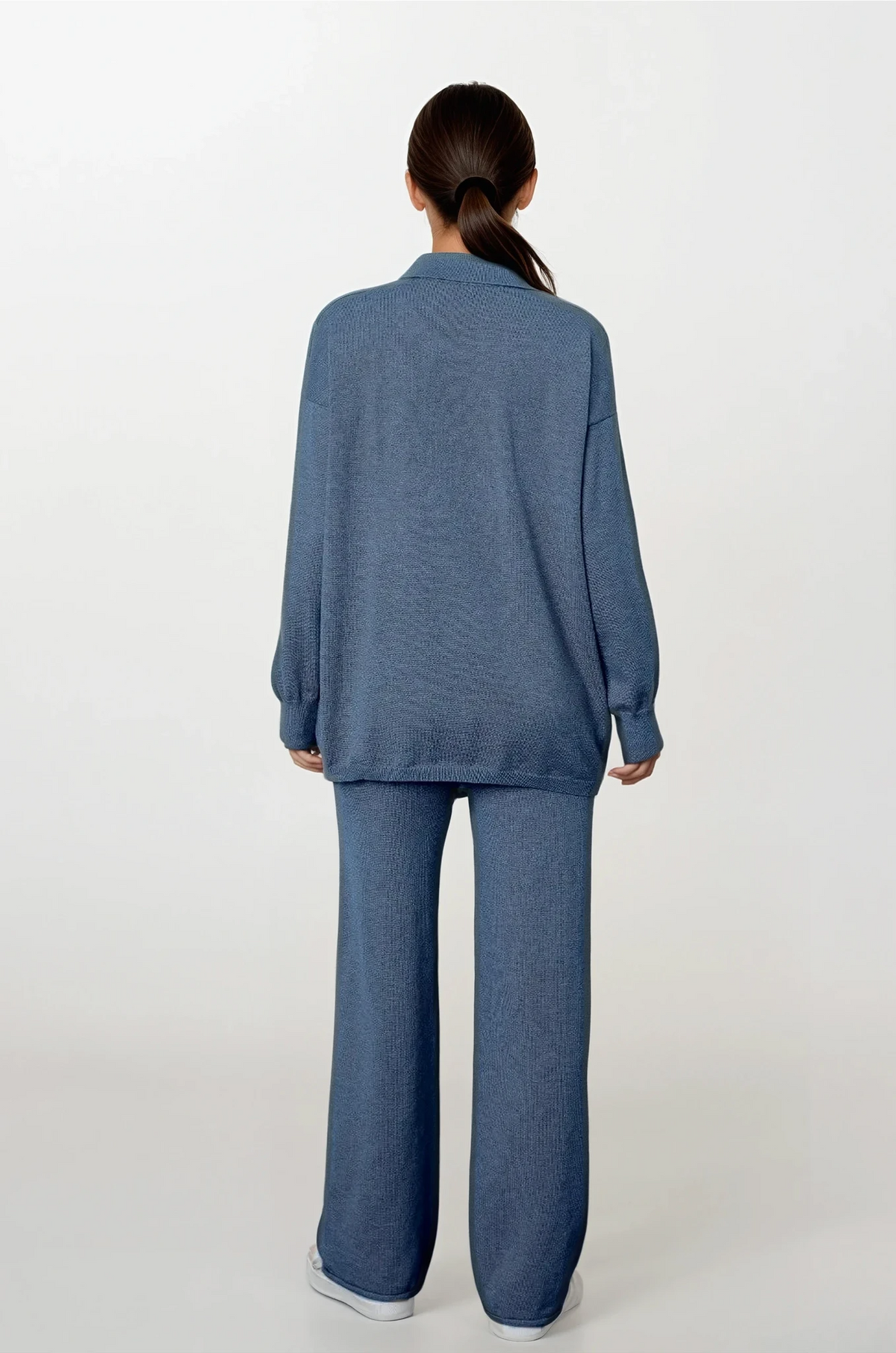 Victorious Johnny Collar Sweater and Pants Set oversized fit